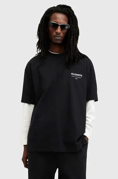 AllSaints oversize tričko pánské bavlněné