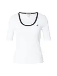 Calvin Klein Jeans Tričko  biela