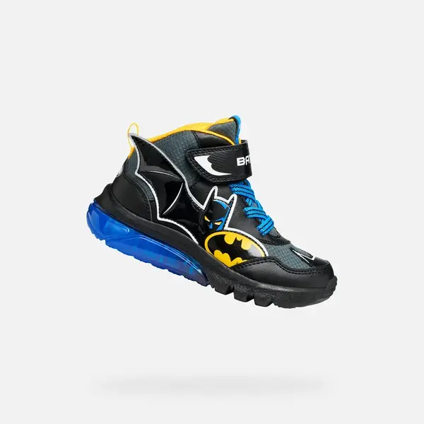 Black boys' sneakers Geox Ciberdron - Boys