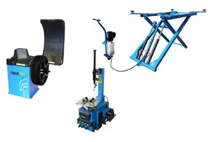 Golemtech SET 3 ECONOMIC - zouvačka + vyvažovačka + nůžkový zvedák za zvýhodněnou cenu