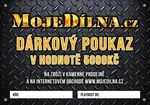 MDtools Dárkový poukaz MojeDílna.cz v hodnotě 5000 Kč Varianta: Online. platba předem