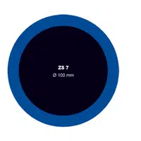 Záplata ZS 5 na opravu duší průměr 60 mm - 1 kus - Ferdus 1.06 Varianta: ZS 7 na opravu duší průměr 100 mm. 1 ks