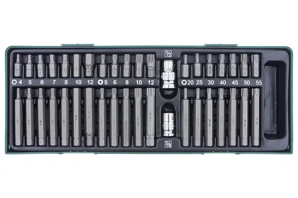 Sada bitů IMBUS, TORX, XZN, 40 kusů v kazetě - JONNESWAY S29H4140SP