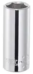 Hlavice 3/8" prodloužené 6-hranné metrické (různé velikosti) - Tona Expert Velikost: 15 mm