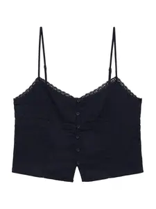 Pull&Bear Top 'PACIFIC'  námornícka modrá