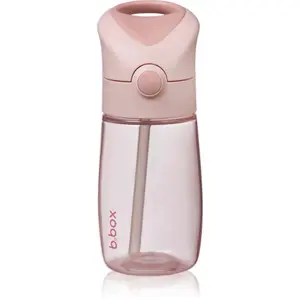 B.Box Junior dětská láhev s brčkem Blush Crush 380 ml