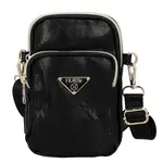 Jednoduchá crossbody koženková kapsa Selma, černá