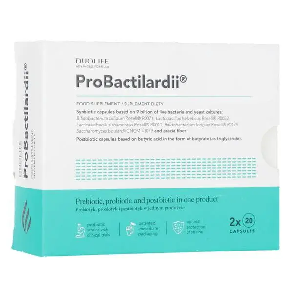 DUOLIFE ProBactilardii, 2x 20 kapslí