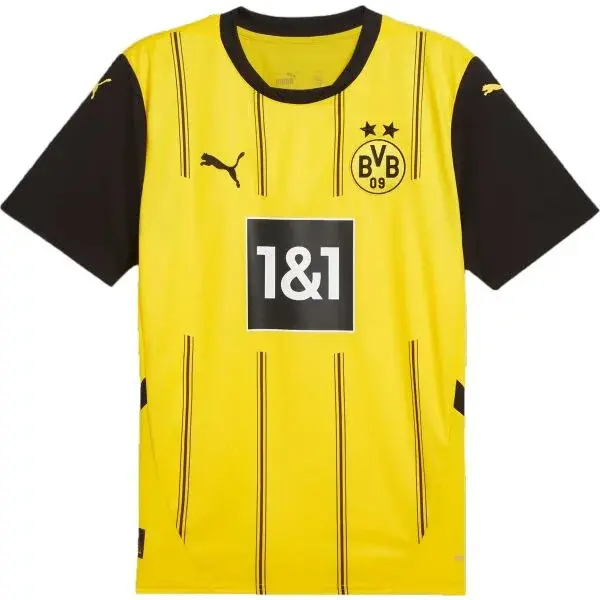 Puma BVB HOME JERSEY REPLICA Futbalový dres, žltá, veľkosť