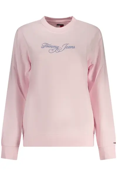 Růžová mikina Tommy Jeans