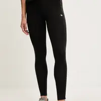 Legíny adidas Originals dámské, černá barva, s aplikací, JW7307