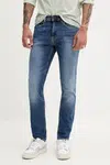 Džíny Tommy Jeans pánské, tmavomodrá barva, DM0DM21216