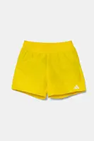 Dětské plavkové šortky adidas Performance žlutá barva, JX5018