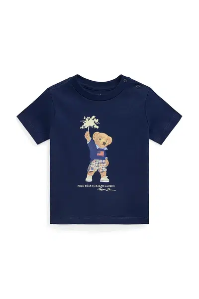 Bavlněné tričko Polo Ralph Lauren tmavomodrá barva, 320979103001