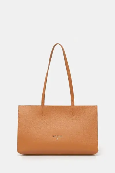 Kožená kabelka Patrizia Pepe