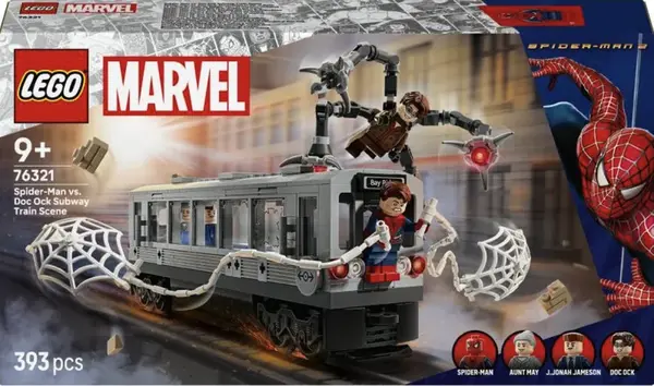 Spider-Man vs. Doc Ock: Scéna v metru - LEGO® Marvel (76321)