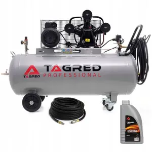 Olejový kompresor, 200l, třípístový, 4,1kW + separátor, Tagred TA326B
