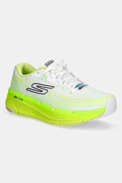 Běžecké boty Skechers MAX CUSHIONING PREMIER 2.0 zelená barva, 220835