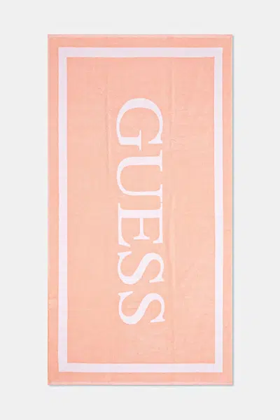 Bavlněný ručník Guess oranžová barva, E5GZ13 SG00P