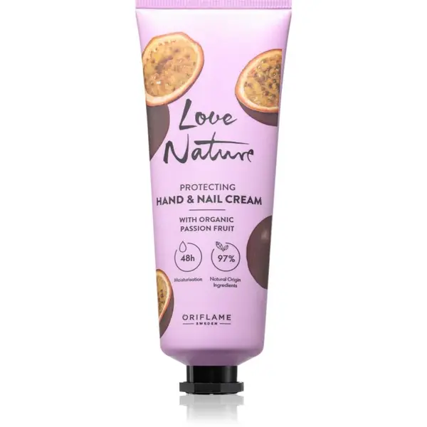 Oriflame Love Nature Organic Passion Fruit ochranný krém na ruce 75 ml