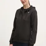 Tréninková mikina Puma Tad Essential černá barva, s kapucí, 525896