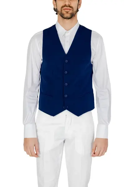 Modrá pánska vesta Only & Sons