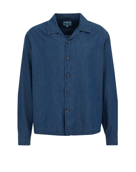 WE Fashion Košeľa  modrá denim