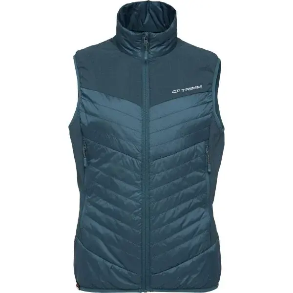 TRIMM ZENA VEST Dámska celoročná vesta, modrá, veľkosť