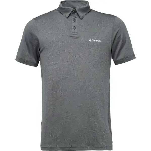 Columbia PARSONS POINT™ POLO Pánské polo triko, tmavě šedá, velikost