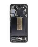 LCD + dotyk + přední kryt pro Samsung Galaxy S23+, phantom black ( Service pack )
