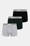 Lacoste  přiléhavé boxerky pánské s bavlnou 3-pack