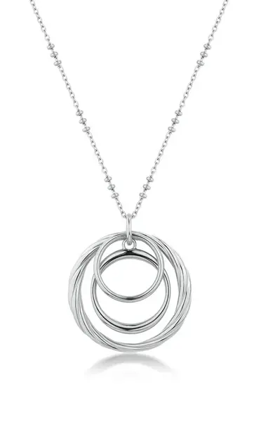 Brosway Nepřehlédnutelný ocelový náhrdelník Amy BAY06 (řetízek, přívěsky)