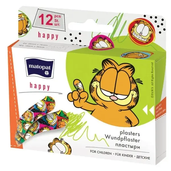 MATOPAT Happy náplast 12 kusů
