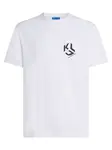 KARL LAGERFELD JEANS Tričko  čierna / biela