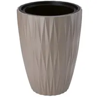 Kvetináč Caro Slim 30 sivý-béžová 5820-051