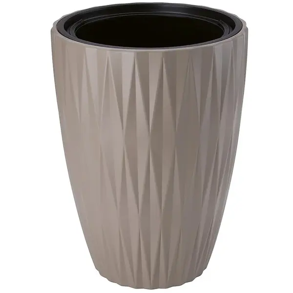 Kvetináč Caro Slim 30 sivý-béžová 5820-051