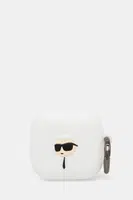 Pouzdro na airpod Karl Lagerfeld AirPods 4 bílá barva, KLA4RUNIKH