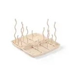 BABYONO Stojan na sušení kojeneckých lahví a dudlíků béžový