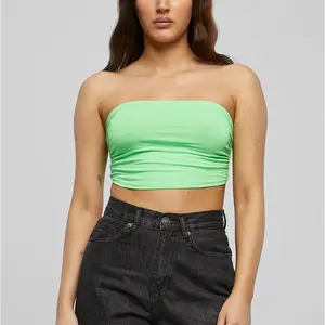 Dámský Neon Bandeau Top neongreen