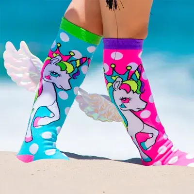 Bláznivé podkolenky létající jednorožec