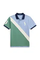 Bavlněné polo tričko Polo Ralph Lauren modrá barva, 323861048009