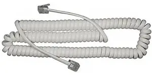 Telefonní kabel kroucený bílý TIPA 5m