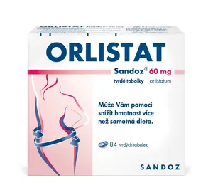 Orlistat Sandoz 60 mg 84 tobolek