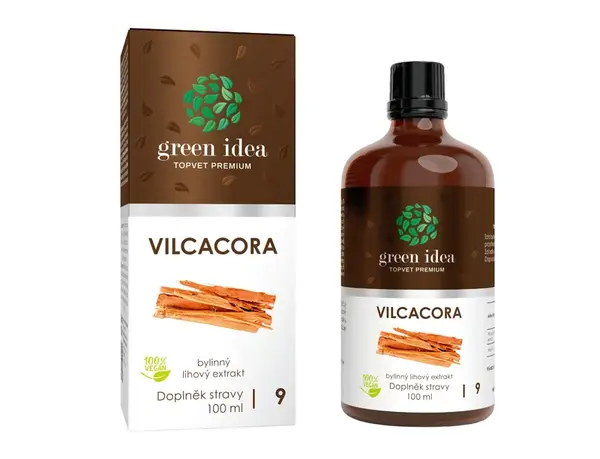 Green idea Vilcacora Kočičí dráp bylinný lihový extrakt 100 ml