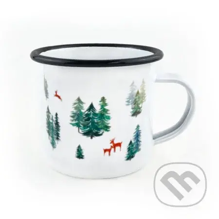 Smaltovaný hrnek Život v lese
