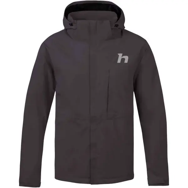 Hannah NICKHIL II Pánská bunda s membránou, černá, velikost XXXL