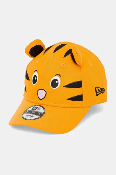 Kšiltovka New Era NEW ERA oranžová barva, hladká, 60667521