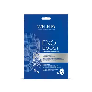 Exo Boost Kolagénová maska Modrý horec