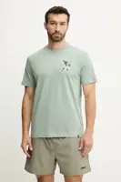 Bavlněné tričko 47 brand MLB Detroit Tigers pánské, zelená barva, s potiskem, BB009TEMECH643630K2