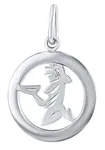 Silvego Stříbrný přívěsek znamení zvěrokruhu Panna - kulatý SILVEGOB10283S09